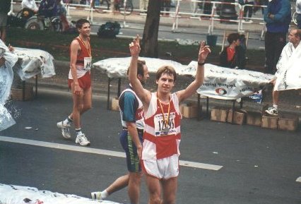 Gunni bei seinem ersten Berlin-Marathon